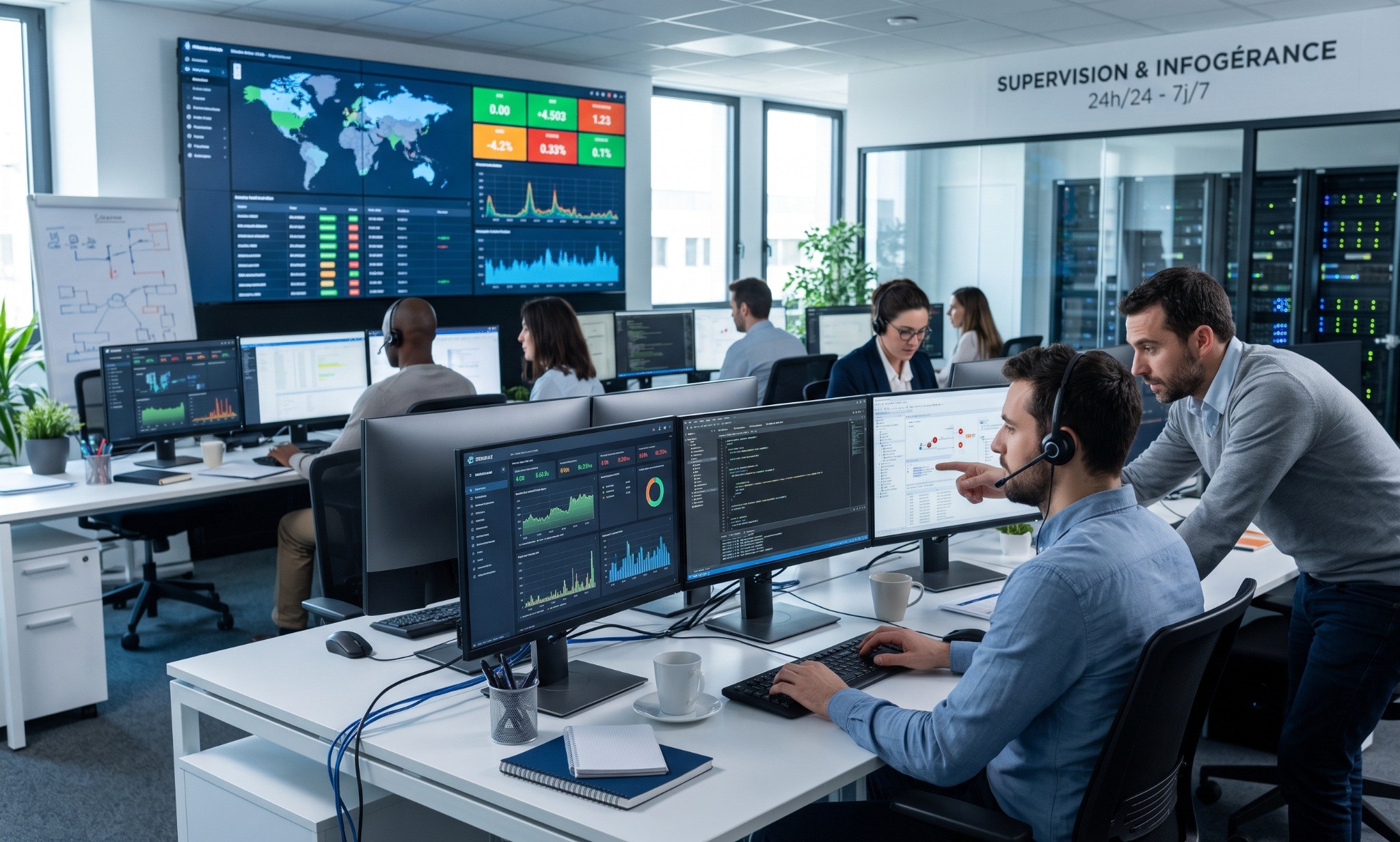 Supervision et infogérance informatique