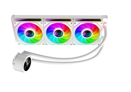 Ventirad Watercooling GAMEMAX IceBurg 360 Digital WH Blan ARGB 1700/1851/AM4/AM5