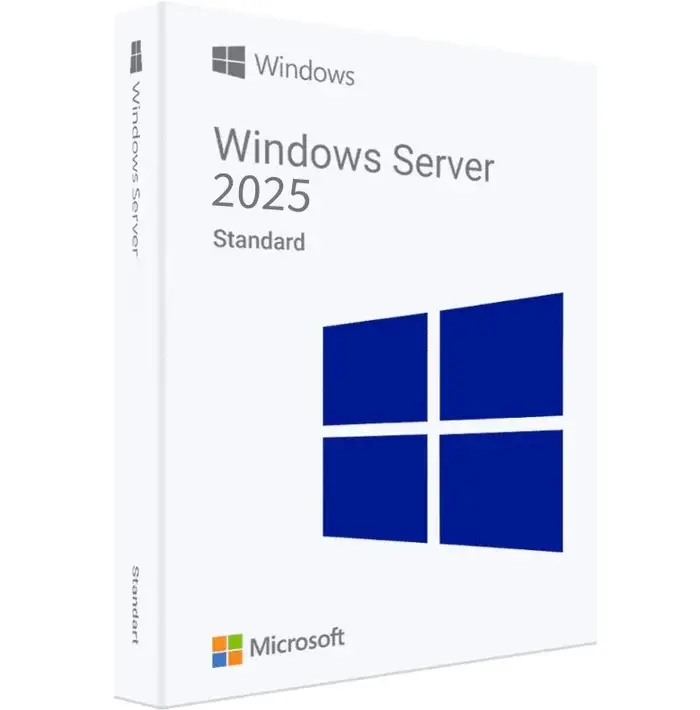 Microsoft Windows Server 2025 Standard, Anglais, 1 licence