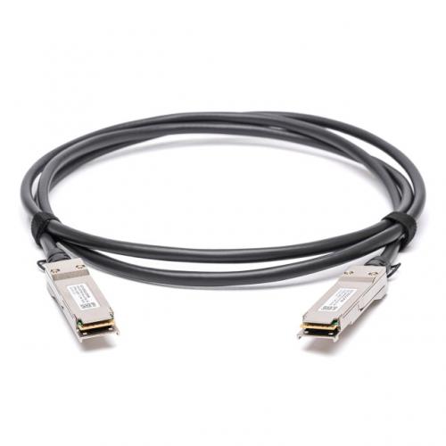 Câble de connexion directe QSFP28 de 40/100 Gbps, d'une longueur de 2m