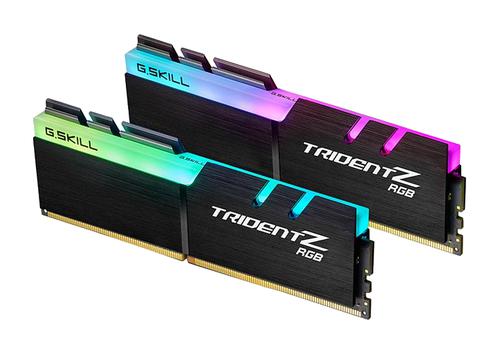 Memoire DIMM DDR4 (2x8) 16Go 3200 G.SKILL Trident Z RGB F4-3200C16D-16GTZR
