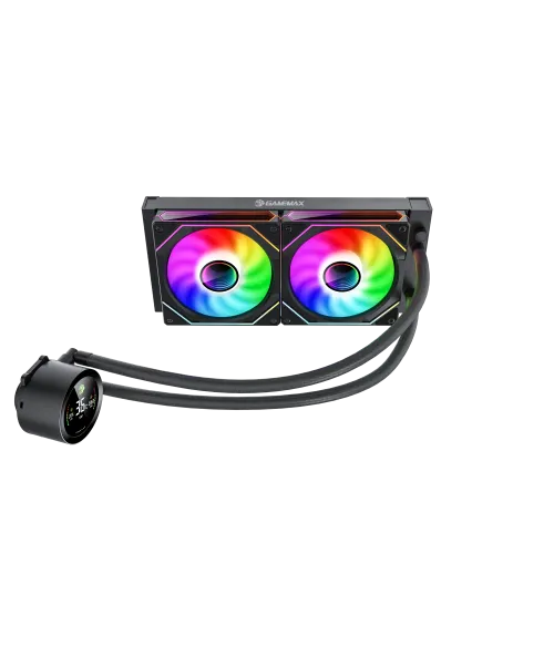 [9503-0100R0095] Ventirad Watercooling GAMEMAX IceBurg 240 Digital BK Noir ARGB 1700/1851/AM4/AM5