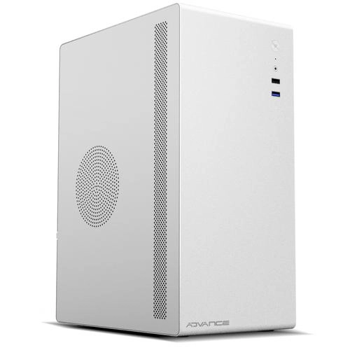 [ADVANCEOPTIMAPCBLANC] Boitier Mini Tour ADVANCE  optima métal MATX Blanc